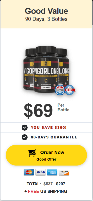 VigorLong 3 bottle